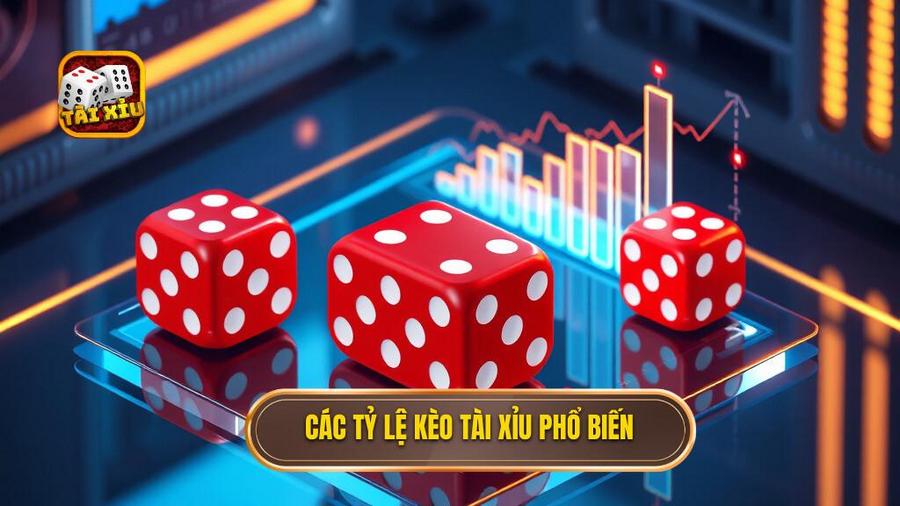 2. Các tỷ lệ kèo tài xỉu phổ biến